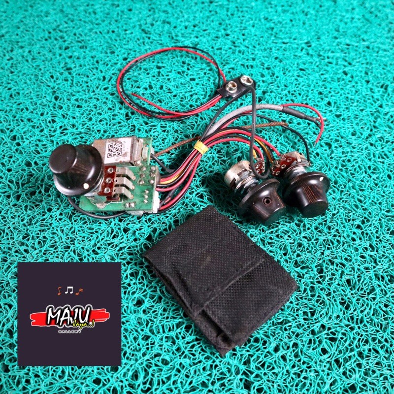 preamp pickup spull gitar akustik elektrik fishman 3 Eq band