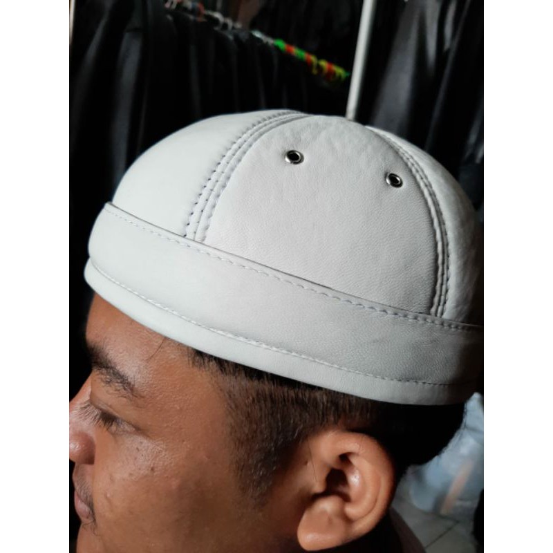Peci Kulit Kopeah Kulit Peci Mikihat Kulit Asli