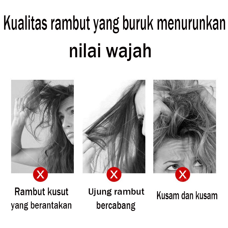 Masker Rambut Kondisioner Perawatan Rambut Kondisioner rambut pelembut keratin Kondisioner Pelembut Anti Ketombe Anti Gatal Kontrol Minyak Berbulu Mengatasi Rambut Kusut Kulit Kepala Kering Perawatan Rambut Melembabkan