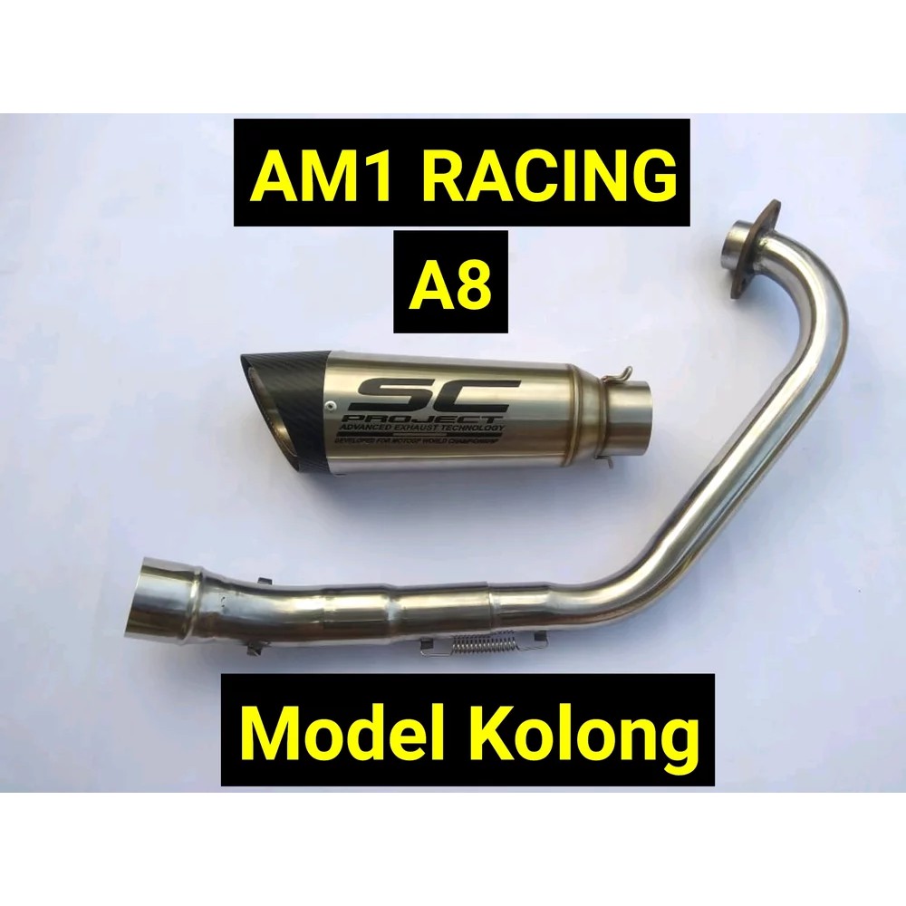 Knalpot Kolong Underbelly Sc Project S1 Titan New Cb 150 R Cb150r Cb150 Se Old