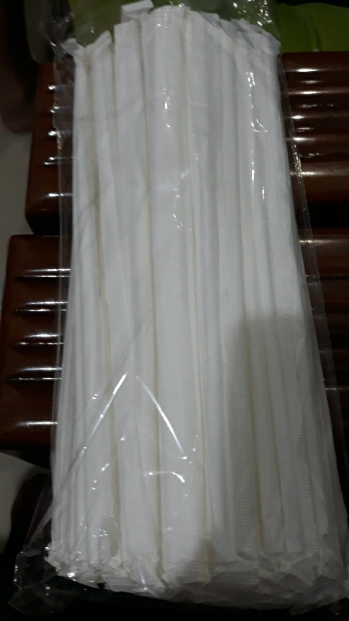 Sedotan Steril Kecil Putih ( 100 Pcs )