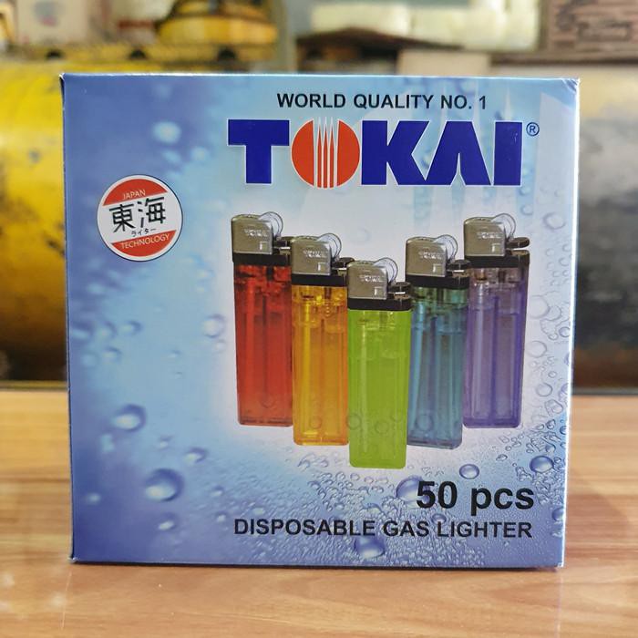Korek Api TOKAI / Korek Gas TOKAI - 1 Pak Kotak isi 50 Pcs TERMURAH