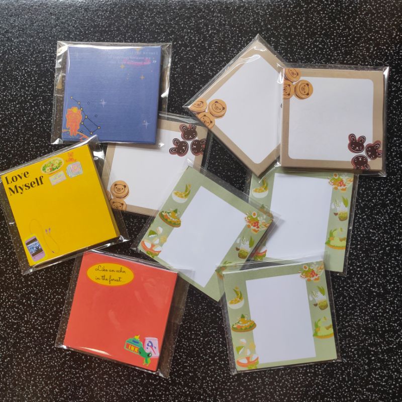 

PRINT MEMOPAD / MEMO PAD 8X8CM MOONBYHER