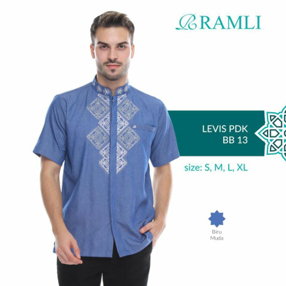 Termurah! Baju Koko Pria Ramli Levis Pdk Bb13