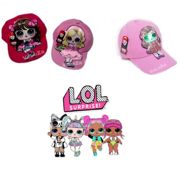 Topi Anak LOL LED - Topi Anak Perempuan