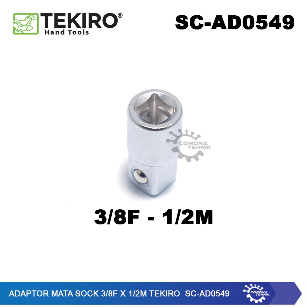 Tekiro SC-AD0549 - Adaptor Mata Sock 3/8F x 1/2M
