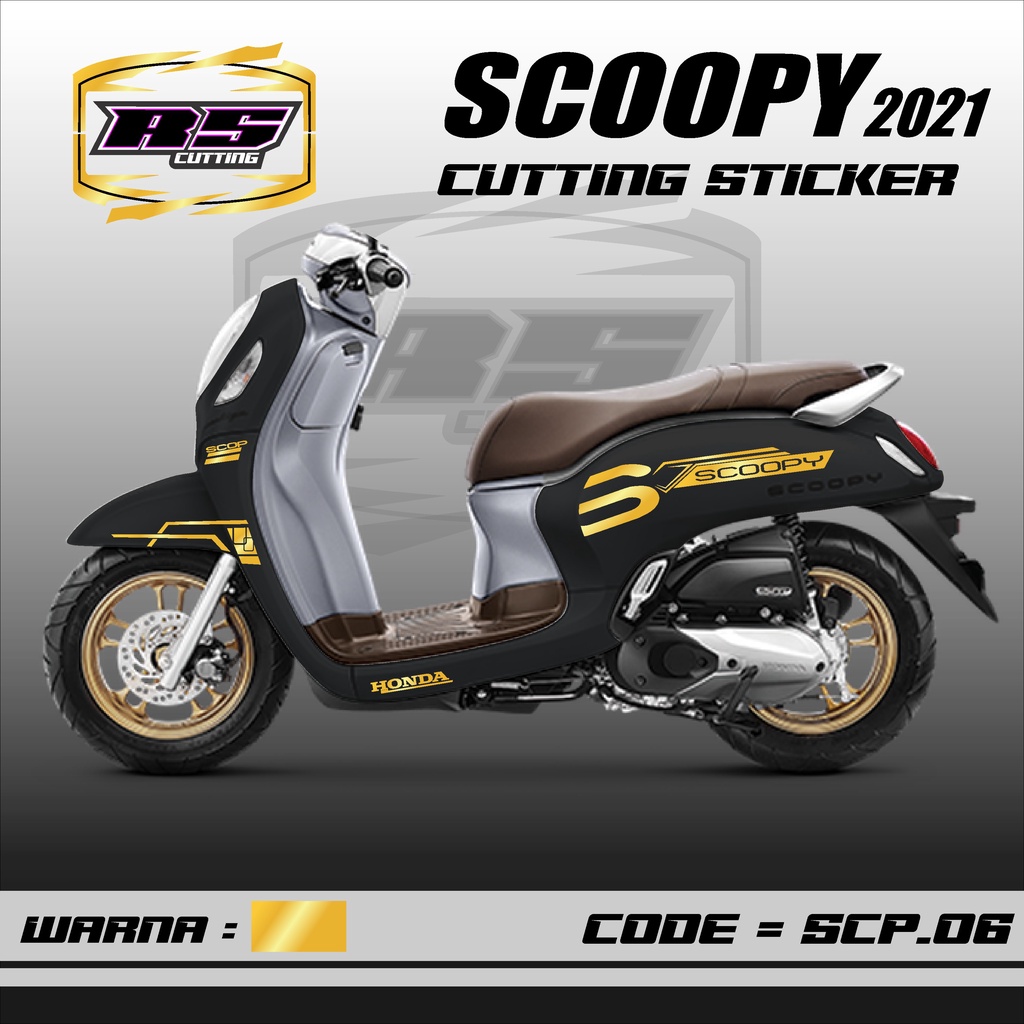 Cutting stiker motor scoopy all varian - Aksesoris Motor Honda Scoopy Prestige List Variasi Cutting 