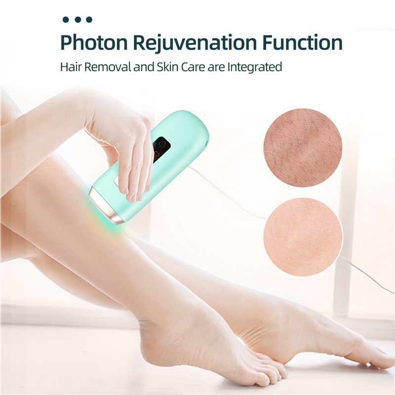 IPL Alat Laser Penghilang Bulu Permanen 990000 Flashes Tanpa Rasa Sakit Hair Removal Laser Penghilang Bulu T4/1096