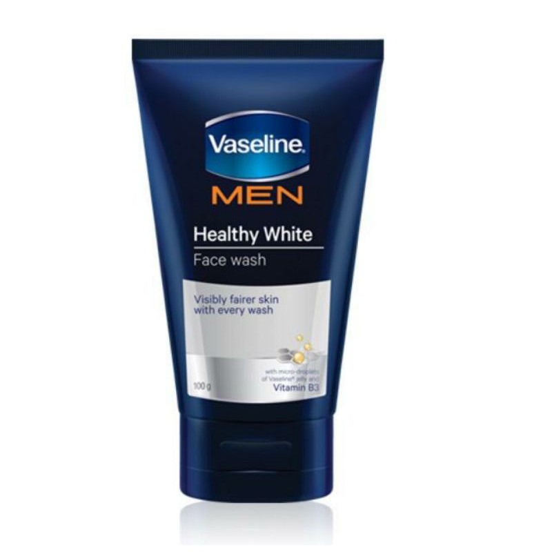 VASELINE MEN FACE WASH HEALTHY BRIGHT/OIL CONTROL/ANTI ACNE 100 GR~ORIGINAL 100%