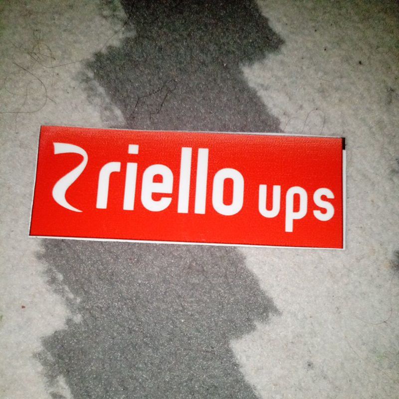 stiker riello ups