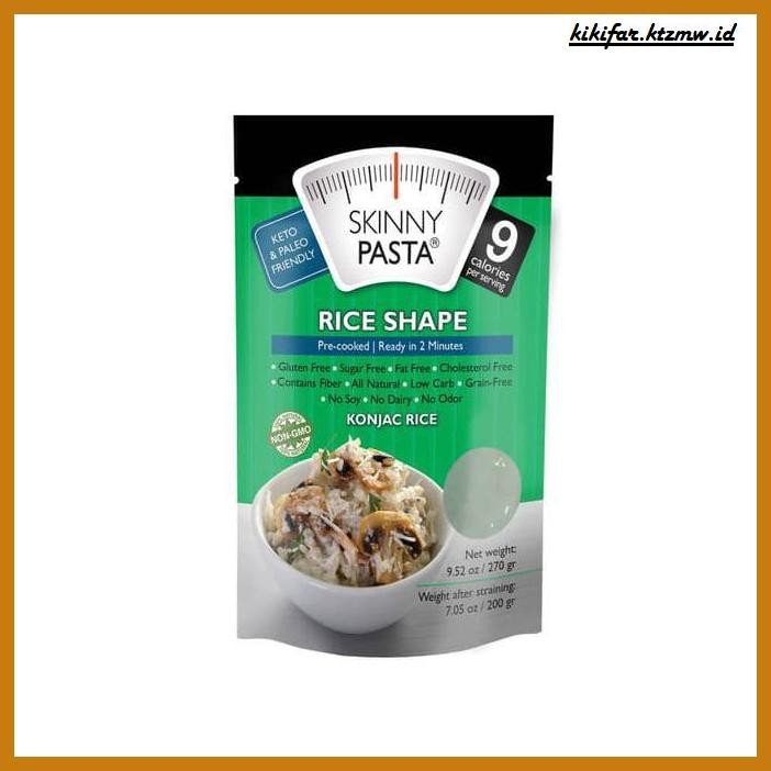 

ANEKA-BERAS- KONJAC RICE SKINNY PASTA 200 G ONLY 9 CAL -BERAS-SEHAT.