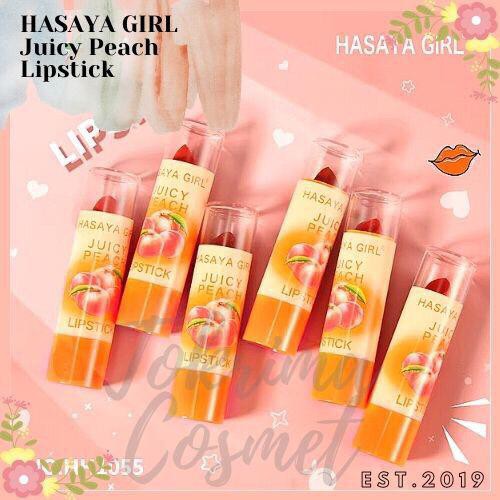 (CYBER) COD TERBARU Terbaru! Lipstik Hasaya Just Peachy