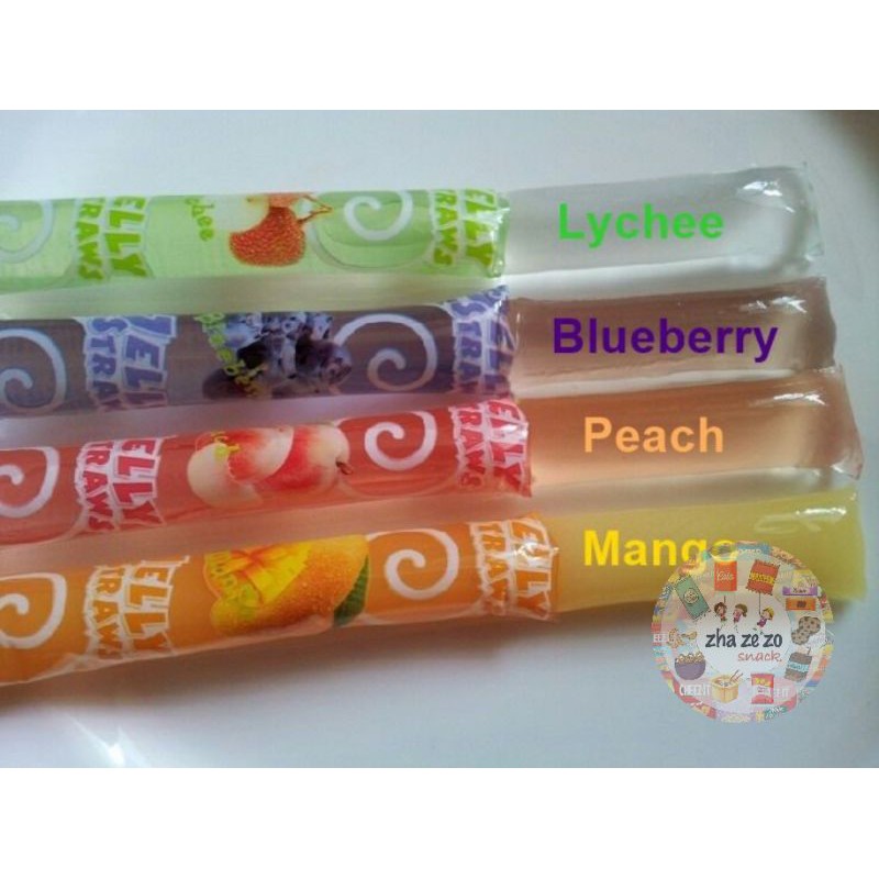 

Kidswell Jelly Straws Assorted Lychee / Mango / Peach / Blueberry Jelly straw [ECER]