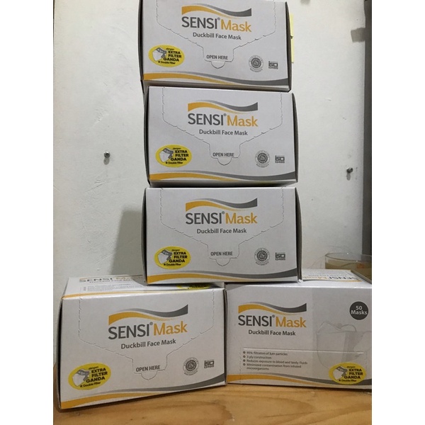 Masker Sensi Duckbill 50 pcs