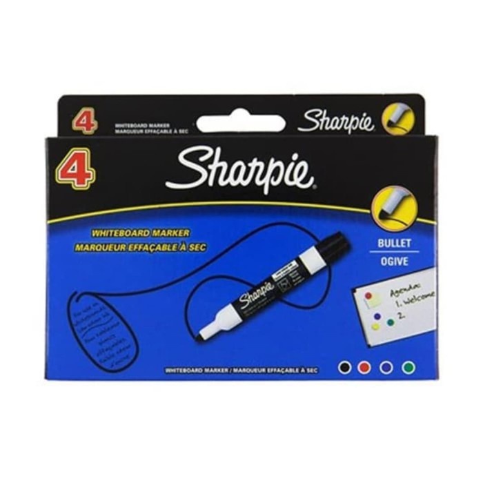 

Mantap Sharpie Whiteboard Bullet Set 4 Limited