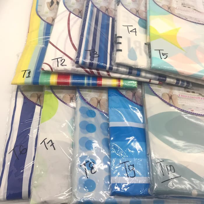 Tirai Kamar Mandi anti air hordeng kamar mandi gordyn