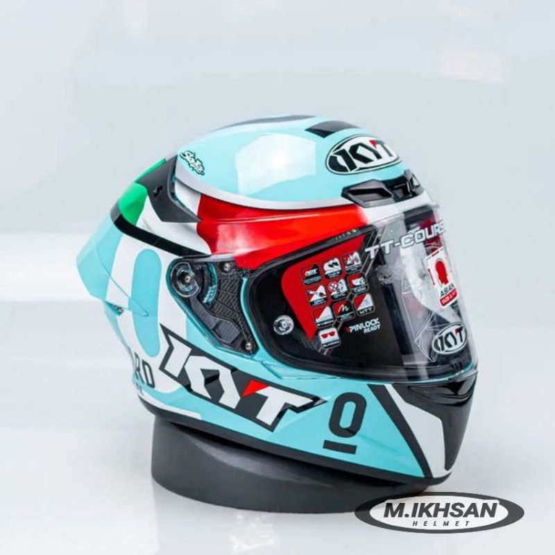 Helm KYT TT Course Dalla Porta / TTC Dalla Porta / Produk Original KYT