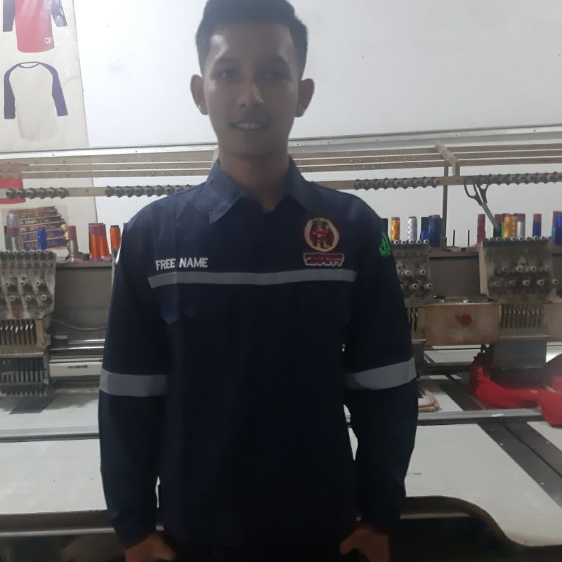 WEARPACK ATASAN, WEARPACK ATASAN BORDIR,ATASAN SAFETY BORDIR, ATASAN BORDIR KOMPUTER