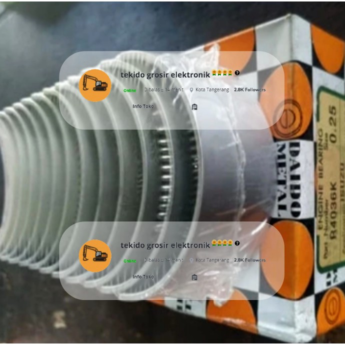 Conrod Metal Jalan OS 0,25 6BD1 6BD1T 6BG1 ZX200 ZX210