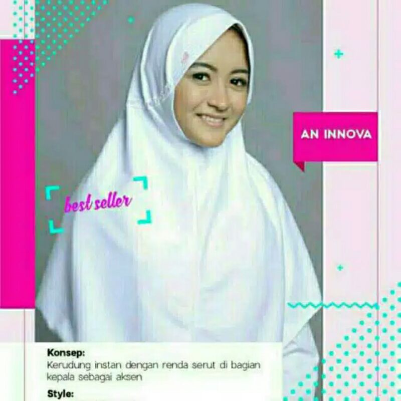 Jilbab Sekolah Rabbani KW SMP SMA XL
