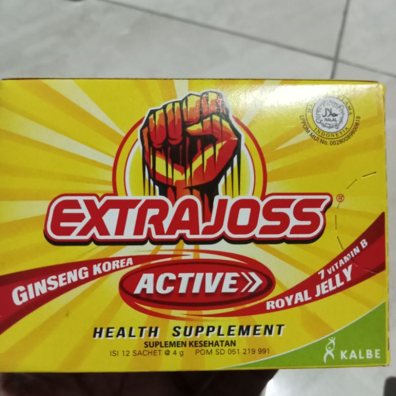 

Extra joss 12 sachet