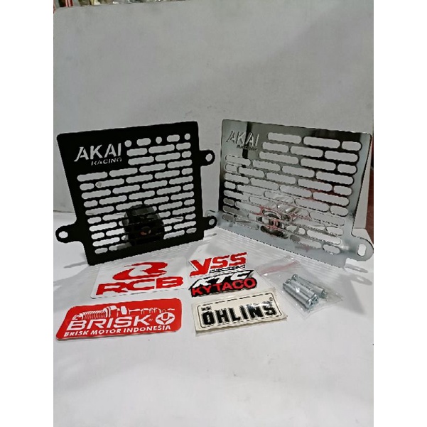 COVER TUTUP RADIATOR RACING NMAX AEROX VARIO 125 VARIO 150 PCX 150(FREE STIKER)