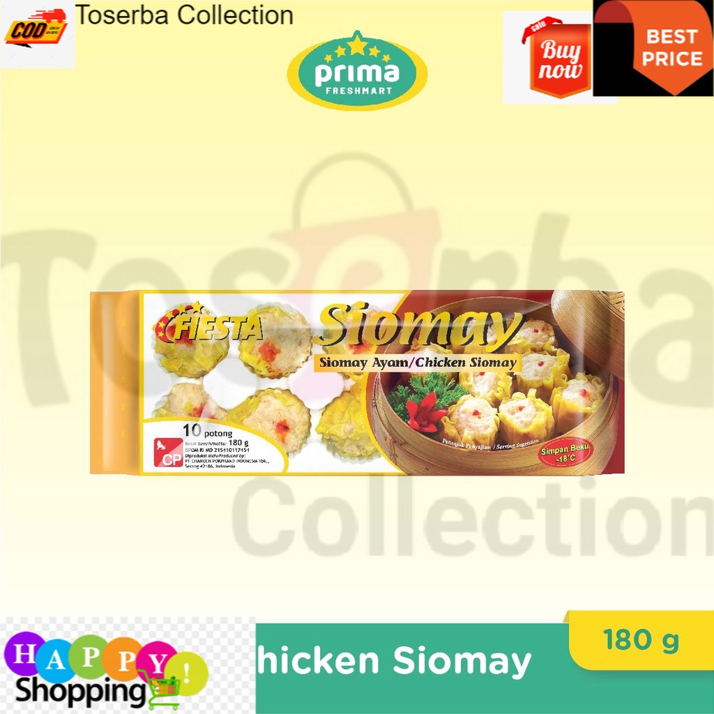 

Toserba Collection Murah Fiesta Paket Chicken Siomay Makanan Instan 180 G (6 Pcs) Bandung - Cimahi