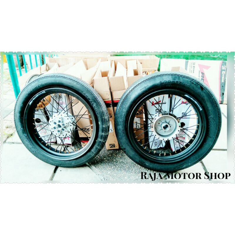 Velg Sprint Xd set plus ban Scorpio ring 17 x 300/350 H36