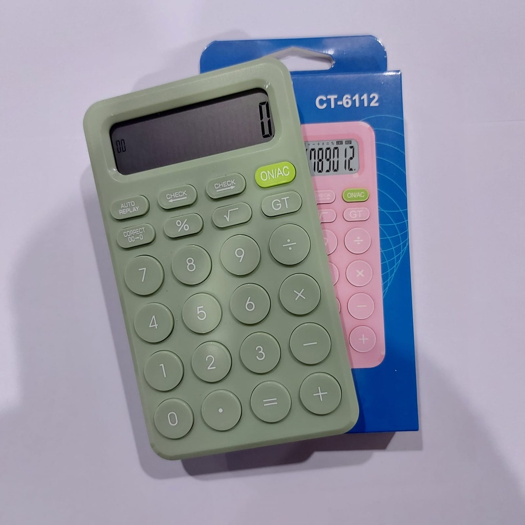 

Kalkulator Citizen CT-6112 / Calculator Citizen 12 Digit HIJAU