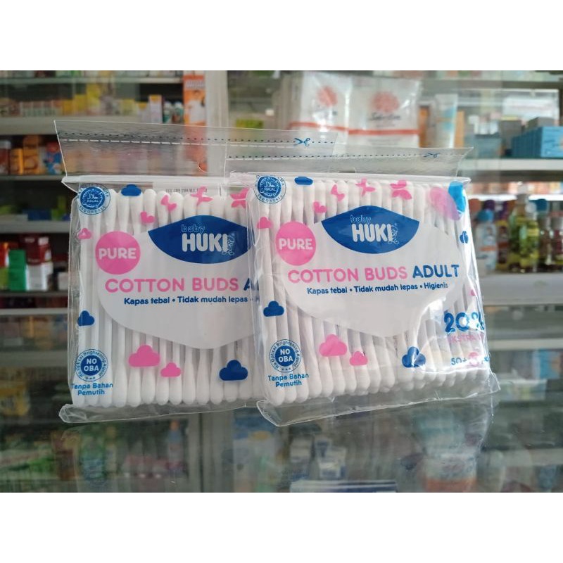 COTTON BUDS HUKI DEWASA @50 PCS - ED 08/2027