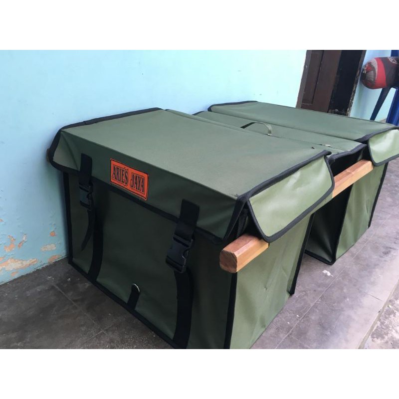 Tas Pos Obrok Kurir Sales Anti Air Tas Motor Tas Rengkek Tas Kargo Aries Jaya - Sedang