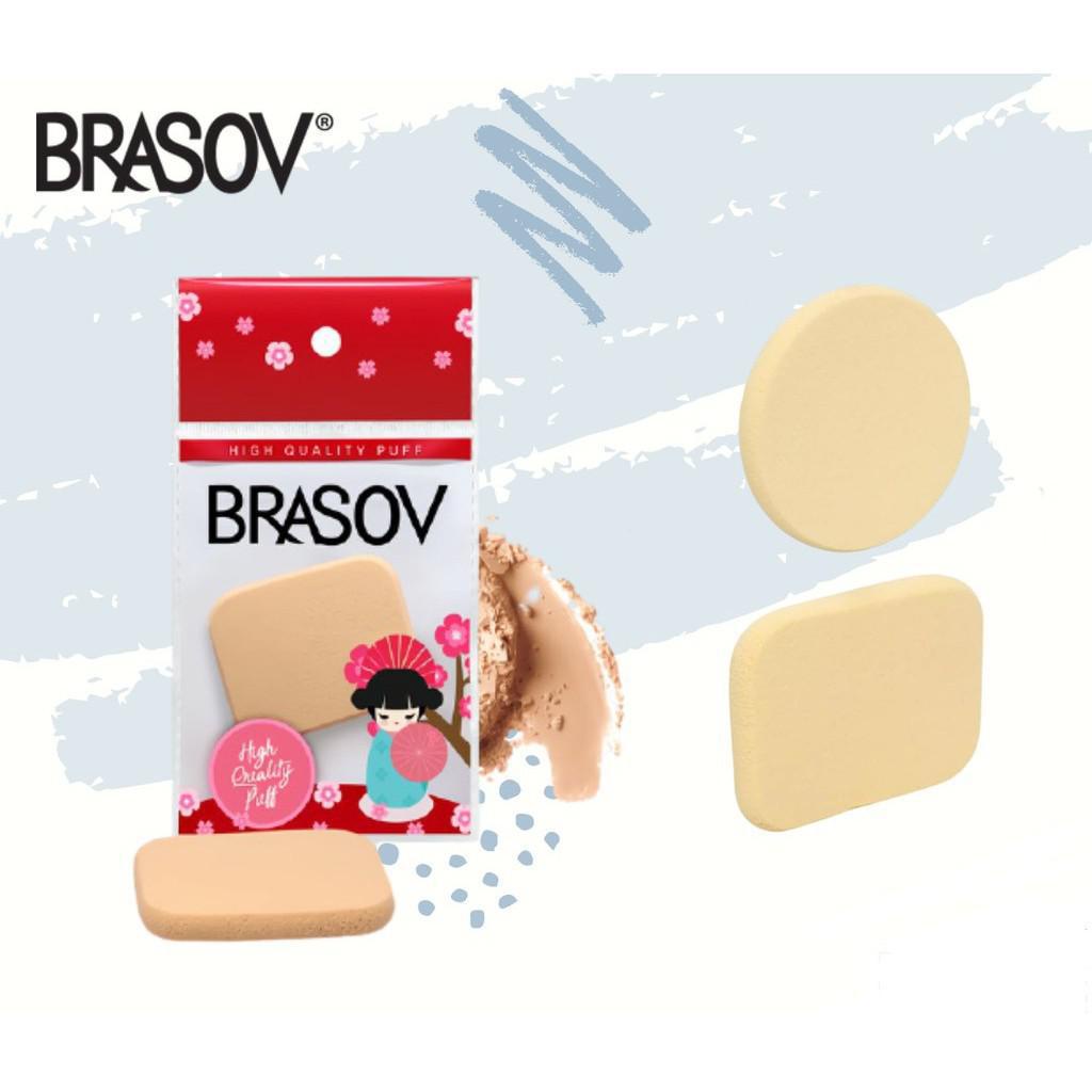 Brasov Spons Bedak Bulat Kotak