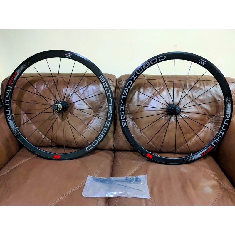 Wheelset Rujixu DTXT-8.0 40mm Full Hitam