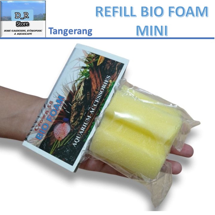 Refill Busa Mini Bio Foam Media Filter Aaquarium DR TGR