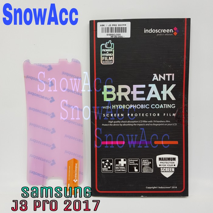 Anti Gores Indoscreen Anti Break Samsung J3 PRO 2017