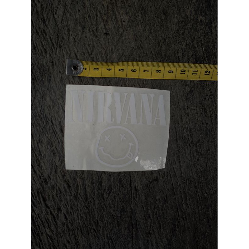 

sticker band nirvana cutting
