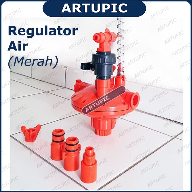 Regulator Air Penurun Tekanan Air Nipple REGULATOR MERAH