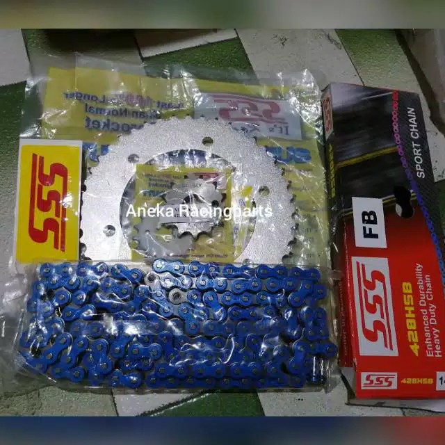Gir set yamaha wr supermoto sss satu set / gear set sss wr