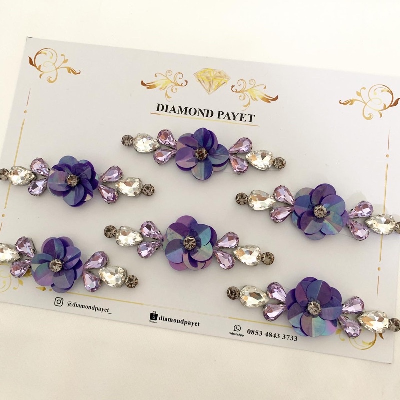 Payet Bunga 3d Aplikasi Baju