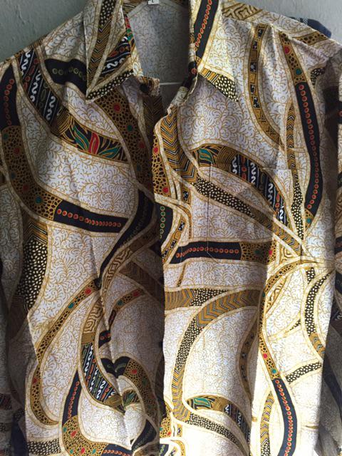 Bswart Batik Hrb026 Kenongo Hem Pendek Padi Pekalongan M L Xl Batik Pria Murah Modern Grosir