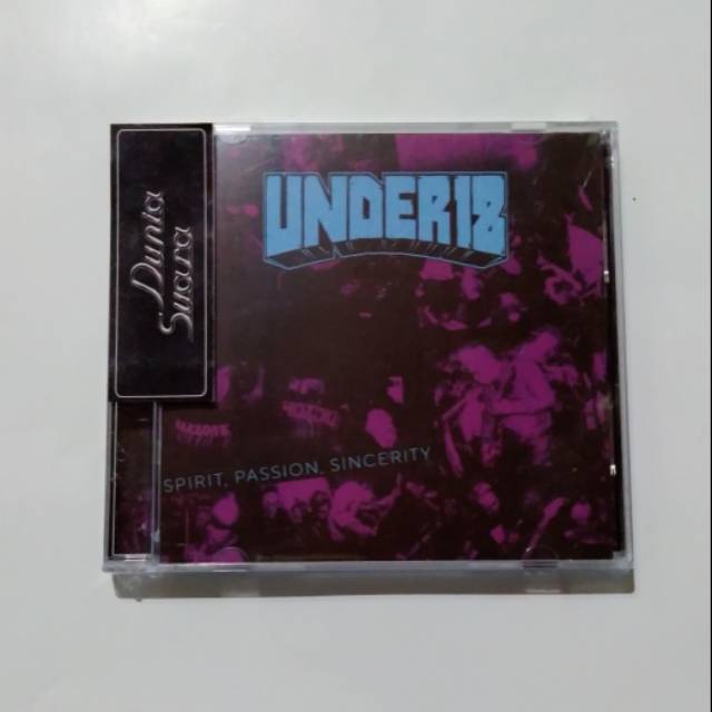 Cd Under 18 - Spirit, Passion, Sincerity