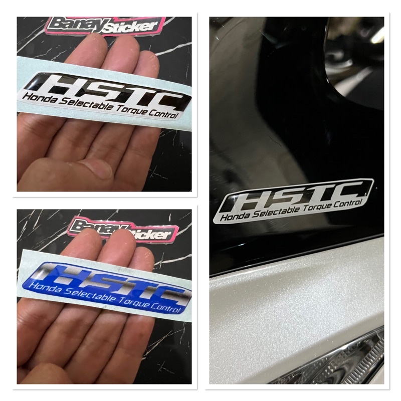 STICKER STIKER EMBLEM HSTC HONDA TIMBUL 3D