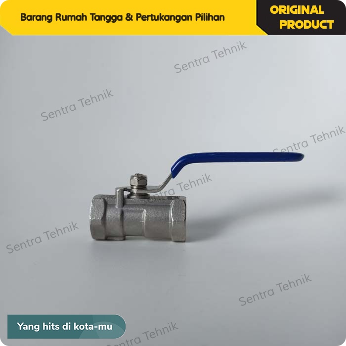 Stop Kran Air Stainless 3/8&quot; / Ball Valve SS 316 SANKYO 3/8” inch