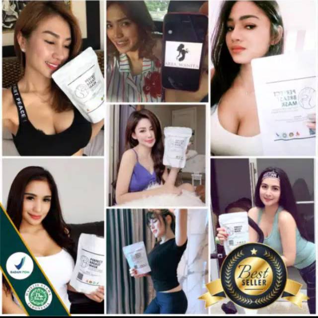 PERFECT BREAST MASK ~ MASKER PEMBESAR & PENGENCANG PAYUDARA + PERFECT BREAS GEL / SERUM PAYUDARA