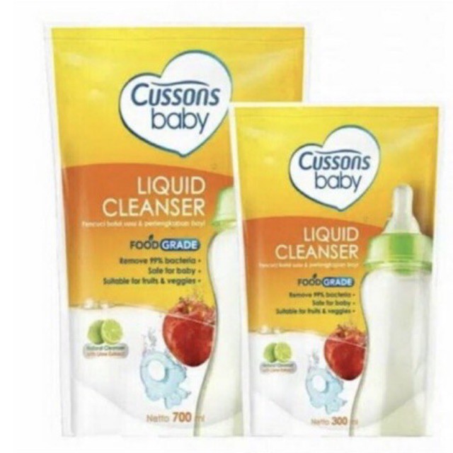 Cussons Baby Liquid Cleanser 700 + 300 ml - Sabun Cuci Botol bayi