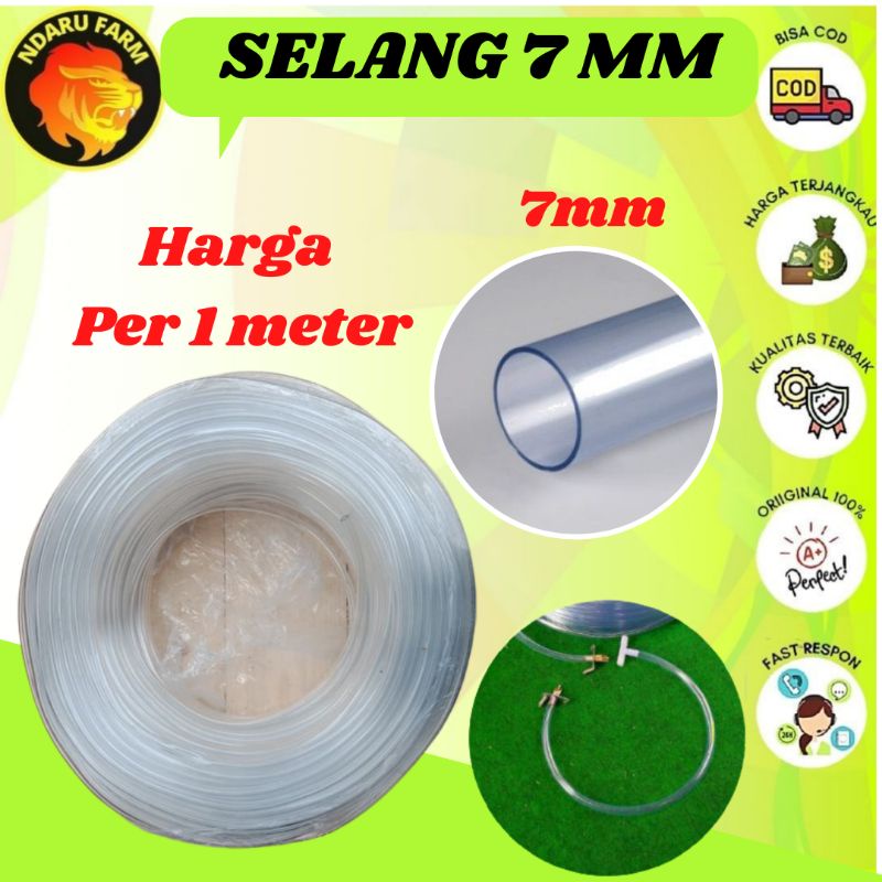 Selang 7mm,Selang Nipel Nepel Drinker Kelinci NDARUFRAM