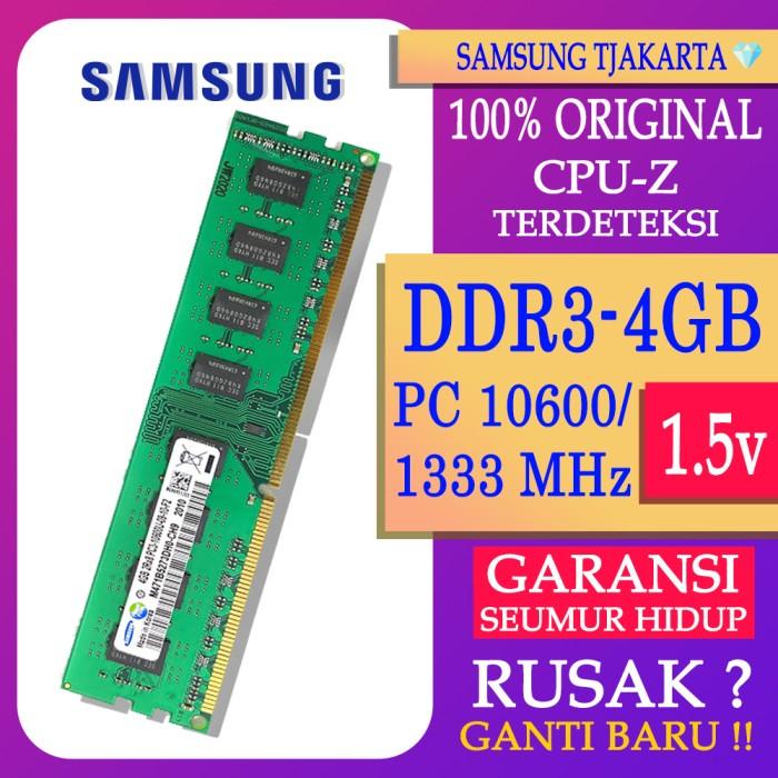 Ram Ram Pc Samsung Ddr3 4Gb 10600 / 1333 Mhz Ori Ram Komputer Ram Pc 1.5V