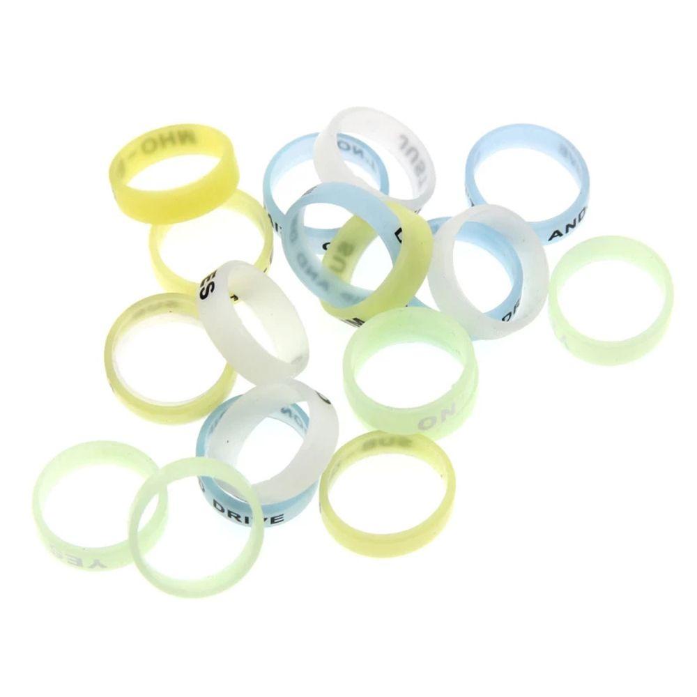 Lanfy Pancing Case Pelindung Cincin Hias Alat Pancing Tongkat Dekorasi Rod Stop Ring Silicone 13mm 22mm Pancing Luminous Ring