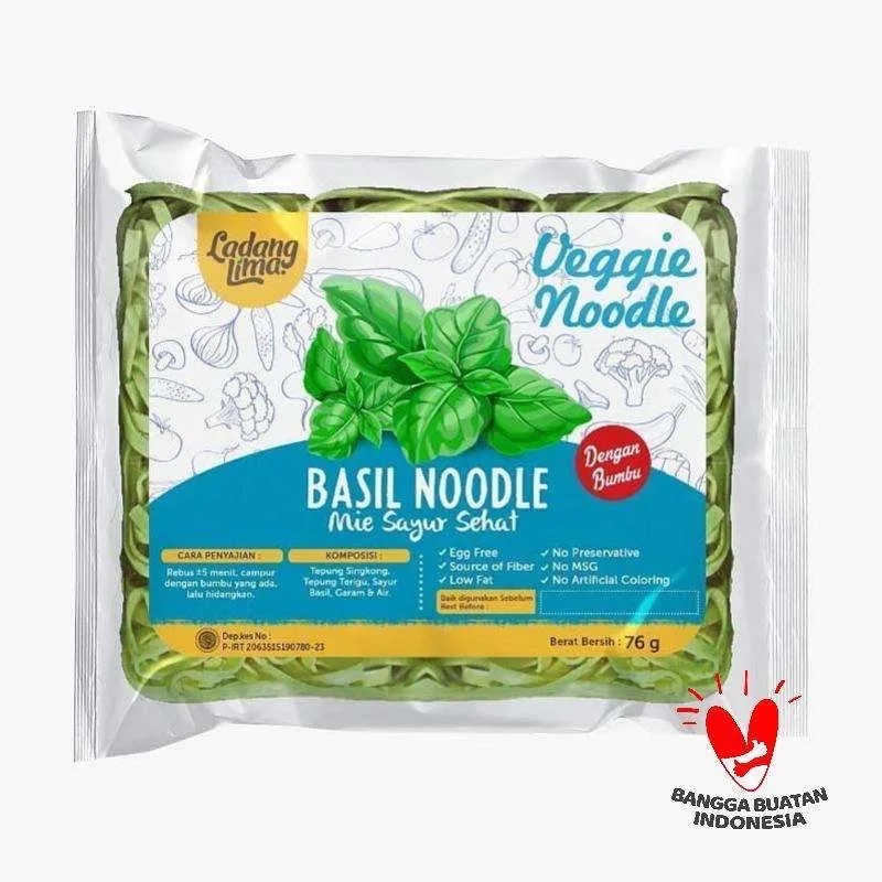 ladang lima mie basil 76 gr veggie noodle