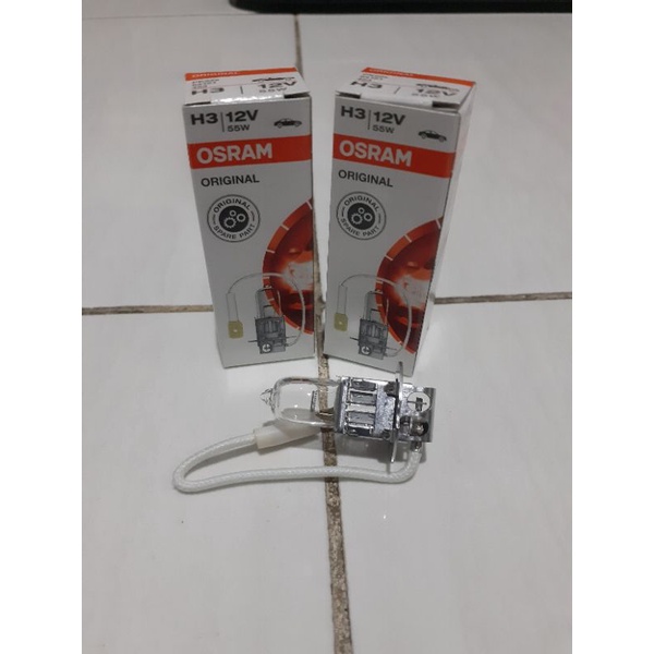 Lampu Kabut/Tembak/Bohlam Osram H3 12v 55 watt asli